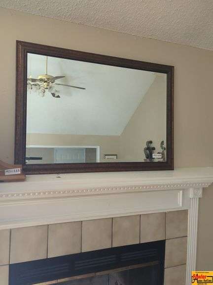 Framed Wall Mirror image