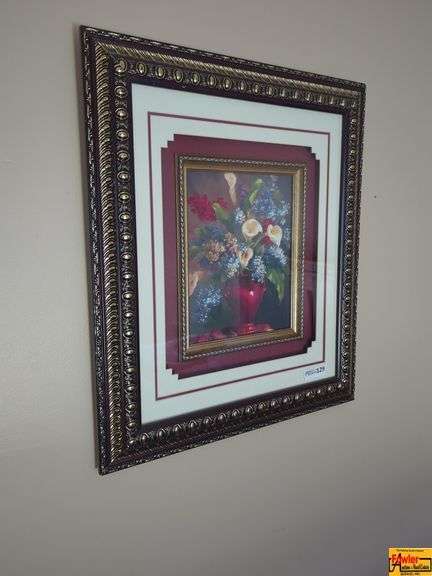Framed Floral Still Life Print image