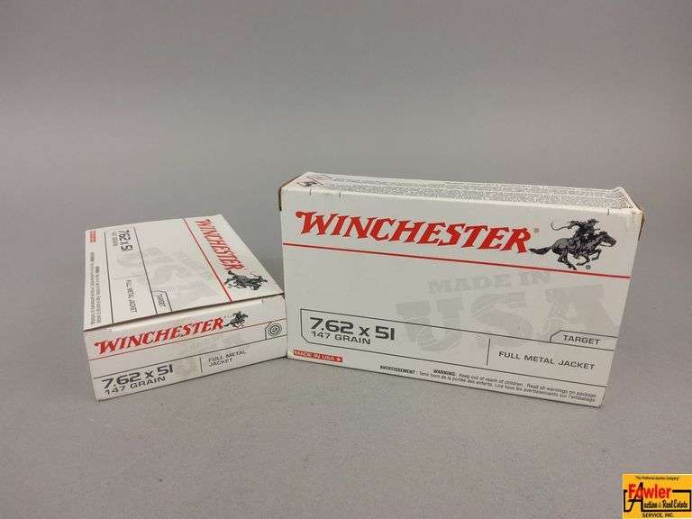 2 Boxes of Winchester 7.62x51 Ammo image