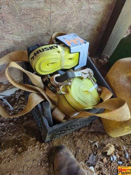 Husky Ratchet Straps & Fuel Cans image