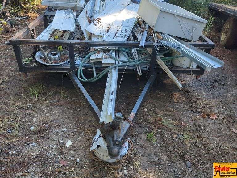 Utility Trailer with Siding and Materials image