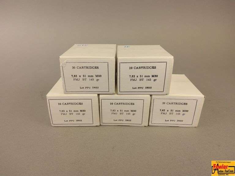 5 Boxes of 7.62x51 Ammo image