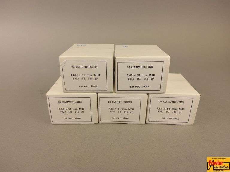 5 Boxes of 7.62x51 Ammo image
