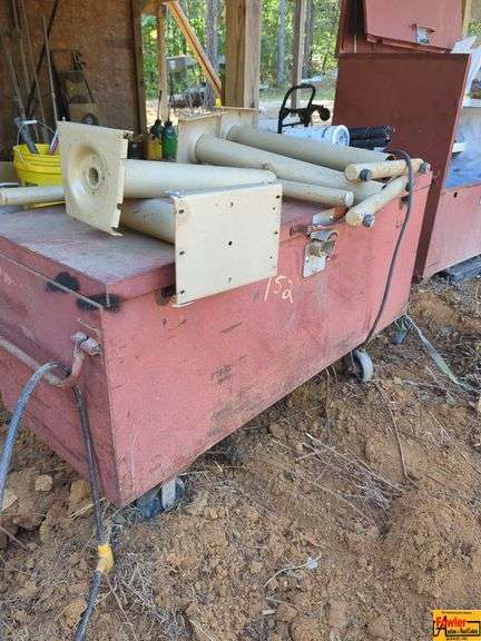 Tool/Material Wagon with Assorted Metal Parts image