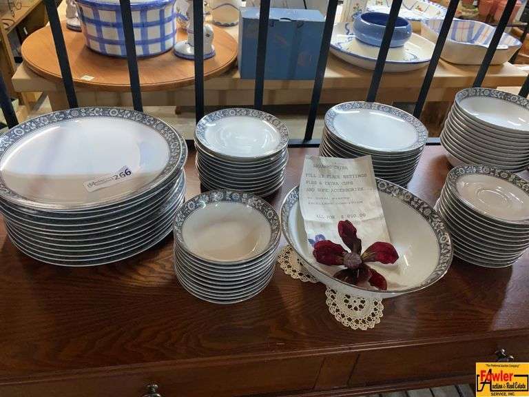 Sango Navarro China Set - 12 Place Settings Plus Extras image