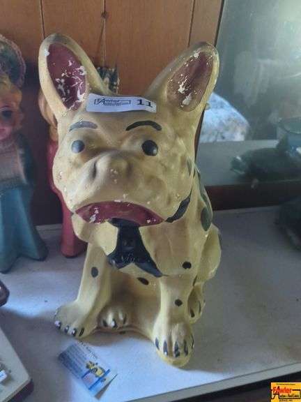 Ceramic Bulldog & Women Figurines image