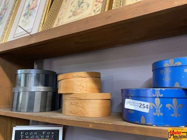 Set of Three Decorative Stacking Boxes image