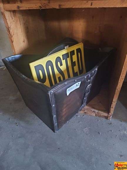 Leather Storage Box (Posted Signs Not Included) image