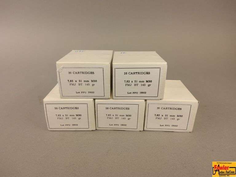 5 Boxes of 7.62x51 Ammo image