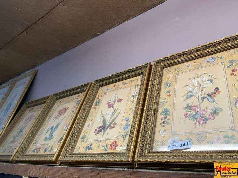 Collection of Framed Botanical Prints image