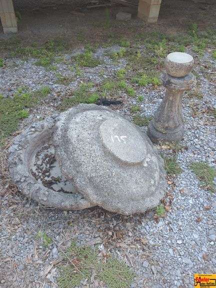 Outdoor Concrete Garden Fountain Bird Bath image
