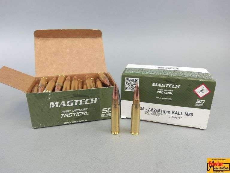 2 Boxes of MagTech First Defense Tactical 7.62x51 image