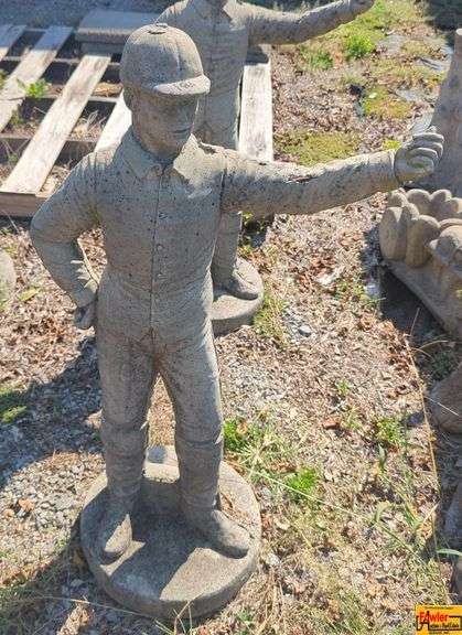 Concrete Jockey Statue image