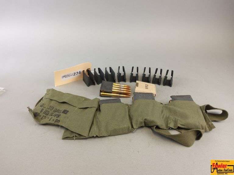 4 Clips of 8 Rds of 30 Cal. (30-06) ammo with 8 Extra clips image