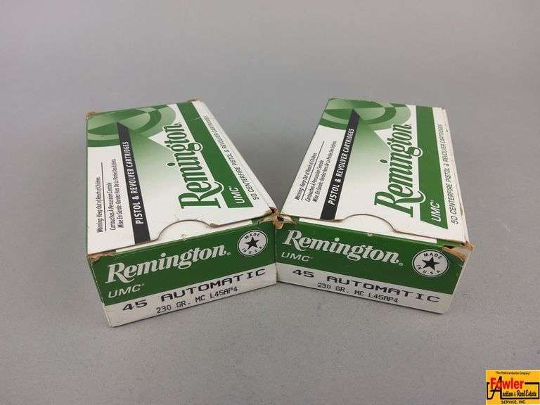 1 Full Box and 1 Partial Box of Remington 45 Auto Ammo image