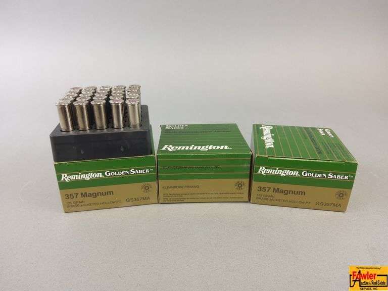 3 Boxes of Remington Golden Saber 357 Mag Ammo image