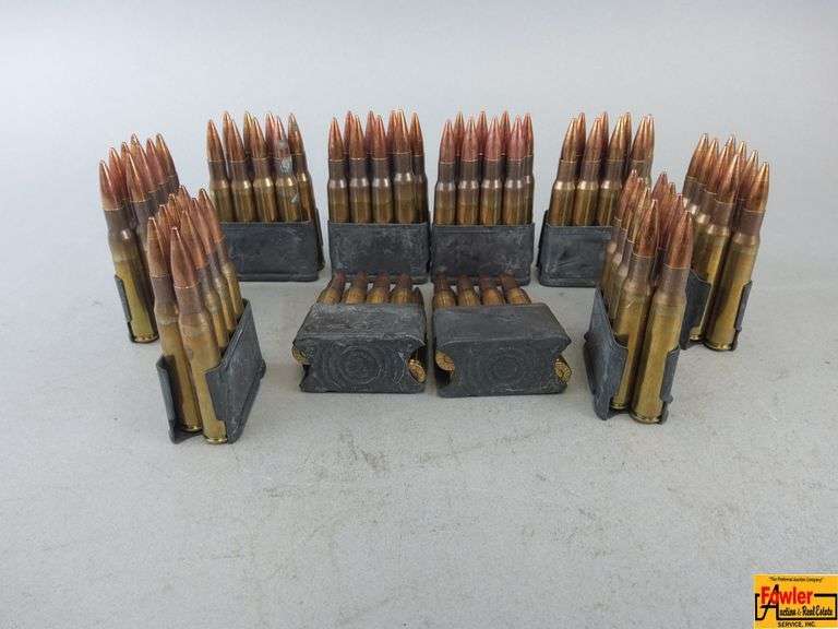 10 Clips of 8 Rds of 30 Cal (03-06) M1 Grande ammo image