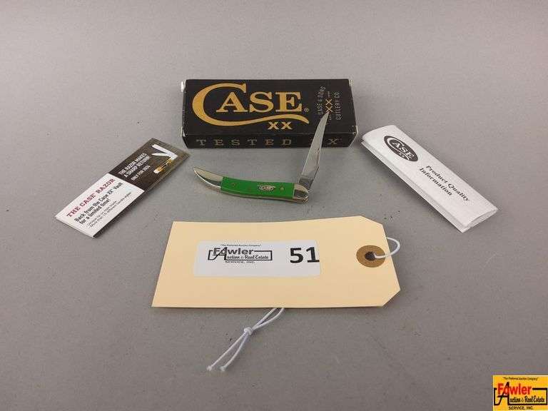 Case XX Green Synthetic Smooth Small Texas Toothpick Knife with Box image