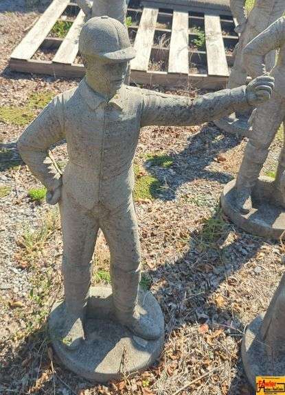 Concrete Jockey Statues image
