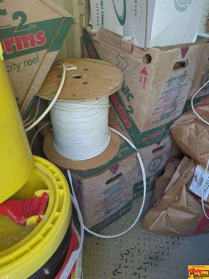 Military Utility Container With Miscellaneous With Cable Reels, Totes & More image