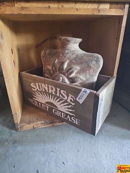 Sunrise Skillet Grease Box and Sculpture image