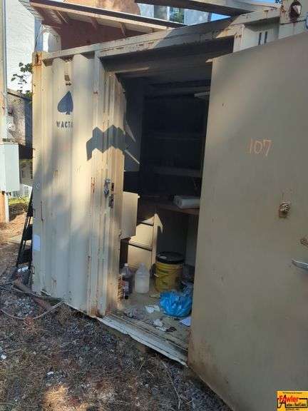 Military Shipping Container With Contents image