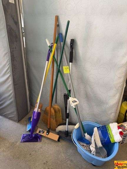 Brooms, Mops & Bucket image