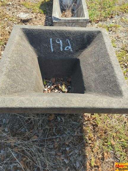 Square Concrete Garden Planter image
