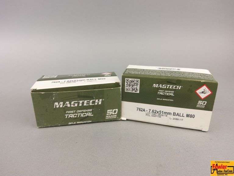 2 Boxes of MagTech First Defense Tactical 7.62x51 image