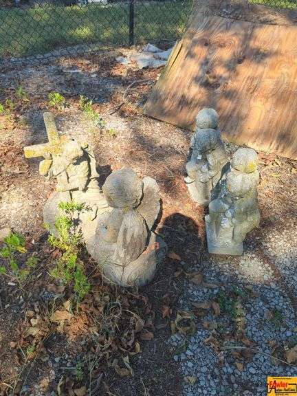 Collection of Stone Garden Angel Statues image