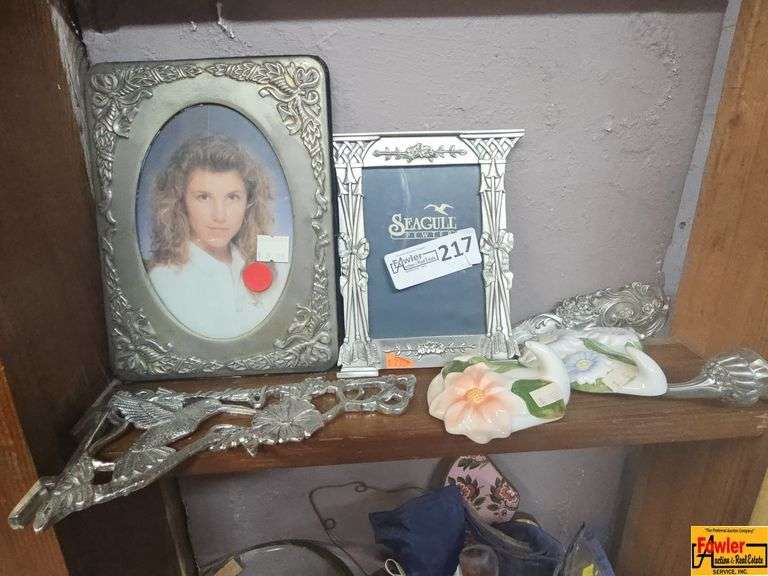 Pewter Frames and Floral Pottery Collection image