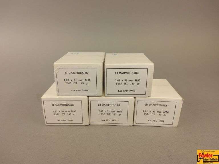 5 Boxes of 7.62x51 Ammo image