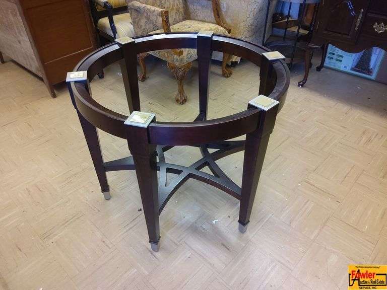 Two Tier Glass Top Table (missing glass) image