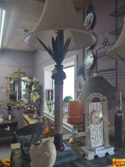 Decorative Clock and Lamps image