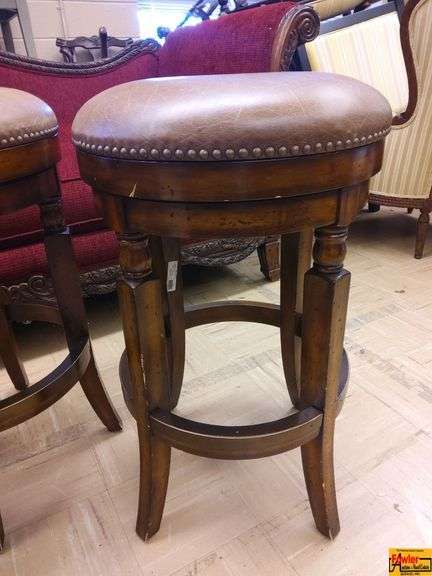 Three Winston Backless Bar Stools, approximately 29" image