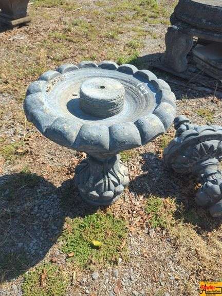 Concrete Garden Fountain - Two Pieces image
