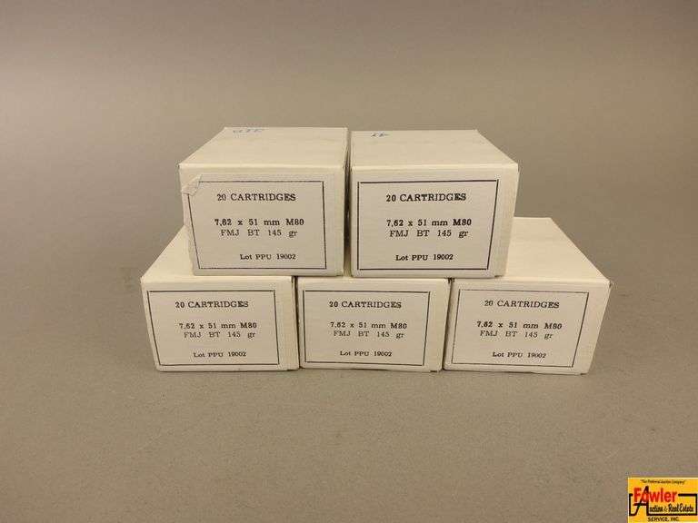 5 Boxes of 7.62x51 Ammo image
