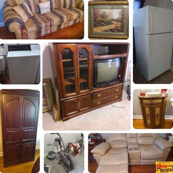 Furniture, Appliances, Glassware, Framed Home Decor & More