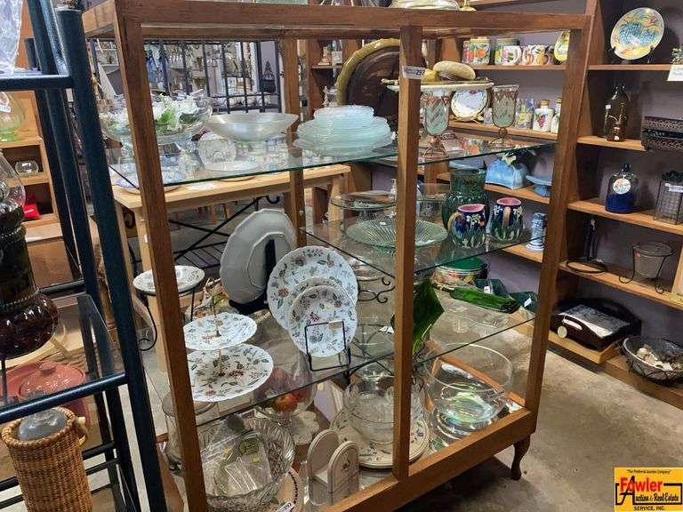 Glass Display Cabinet (Contents Not Included) image