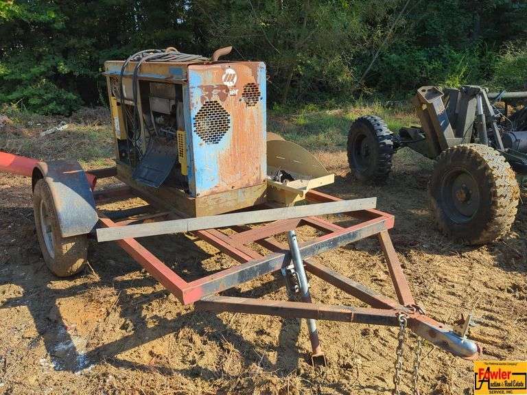Miller Welder Generator on Trailer image