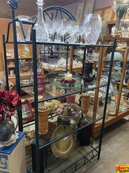 Glass Shelving Unit (Contents Not Included) image