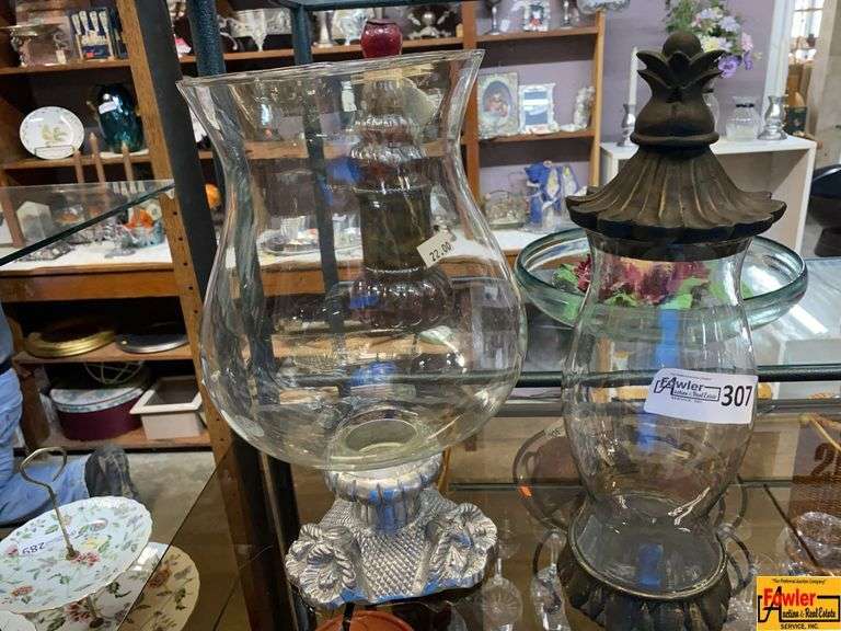 Pair of Decorative Glass Vases image