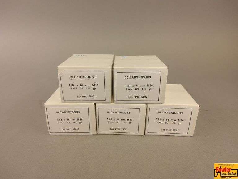 5 Boxes of 7.62x51 Ammo image