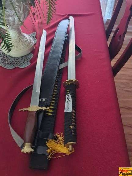 Two Decorative Swords with Sheath image