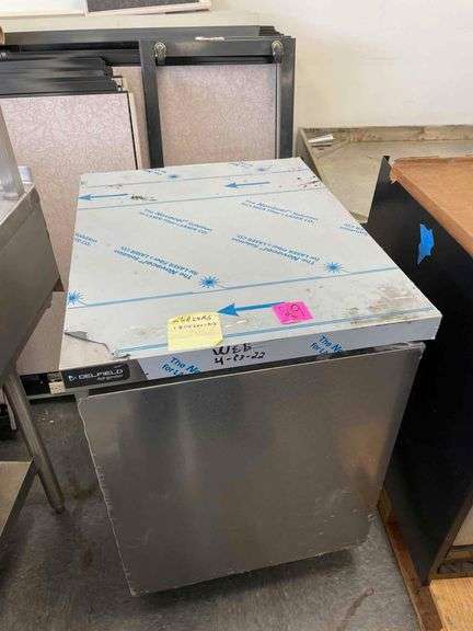 Delfield Under Counter Refrigerator - Model No. GUR24P-S - 2ft x 32in x 34in