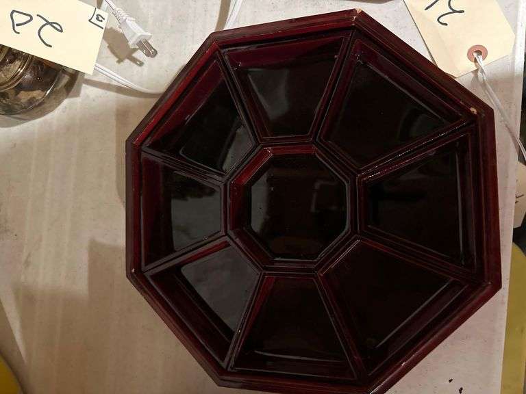 Wooden Abalone Box - 16in. Diameter