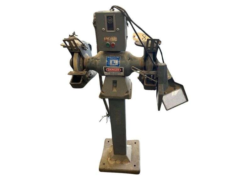 Baldor Pedestal Grinder/Buffer - Model 1021WD - Serial No. 580 - 3PH - 54in Tall