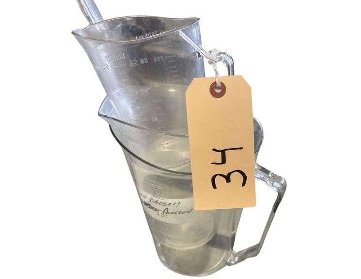 3 Plastic Pitchers