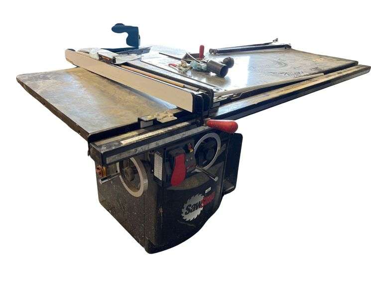 Saw Stop 10in Table Saw - For Parts - 3ft x 86in