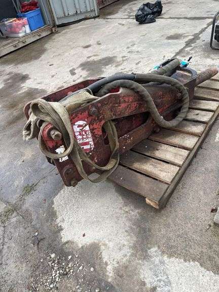 Allied Hydraulic Concrete Hammer Attachment - 6ft. L.
